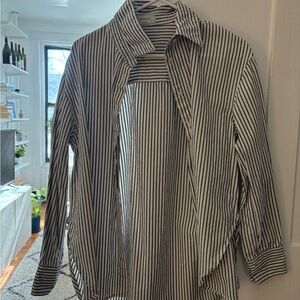 Babaton Monochrome Striped Shirt